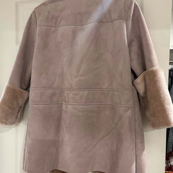 Valerie Stevens Cream Teddy Jacket - Picture 3 of 4